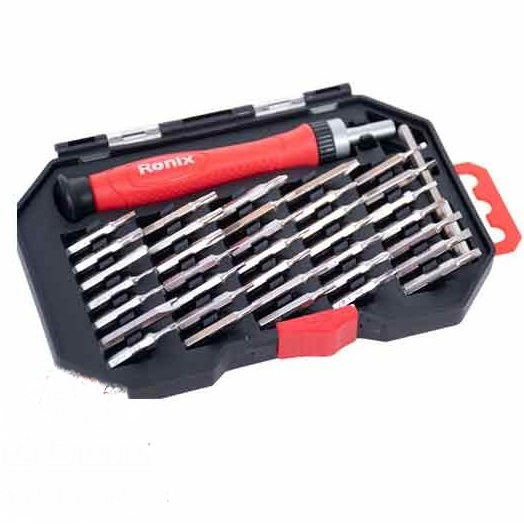 ست پیچ گوشتی جغجغه ای ساعتی 37 عددی Ronix RH-2719