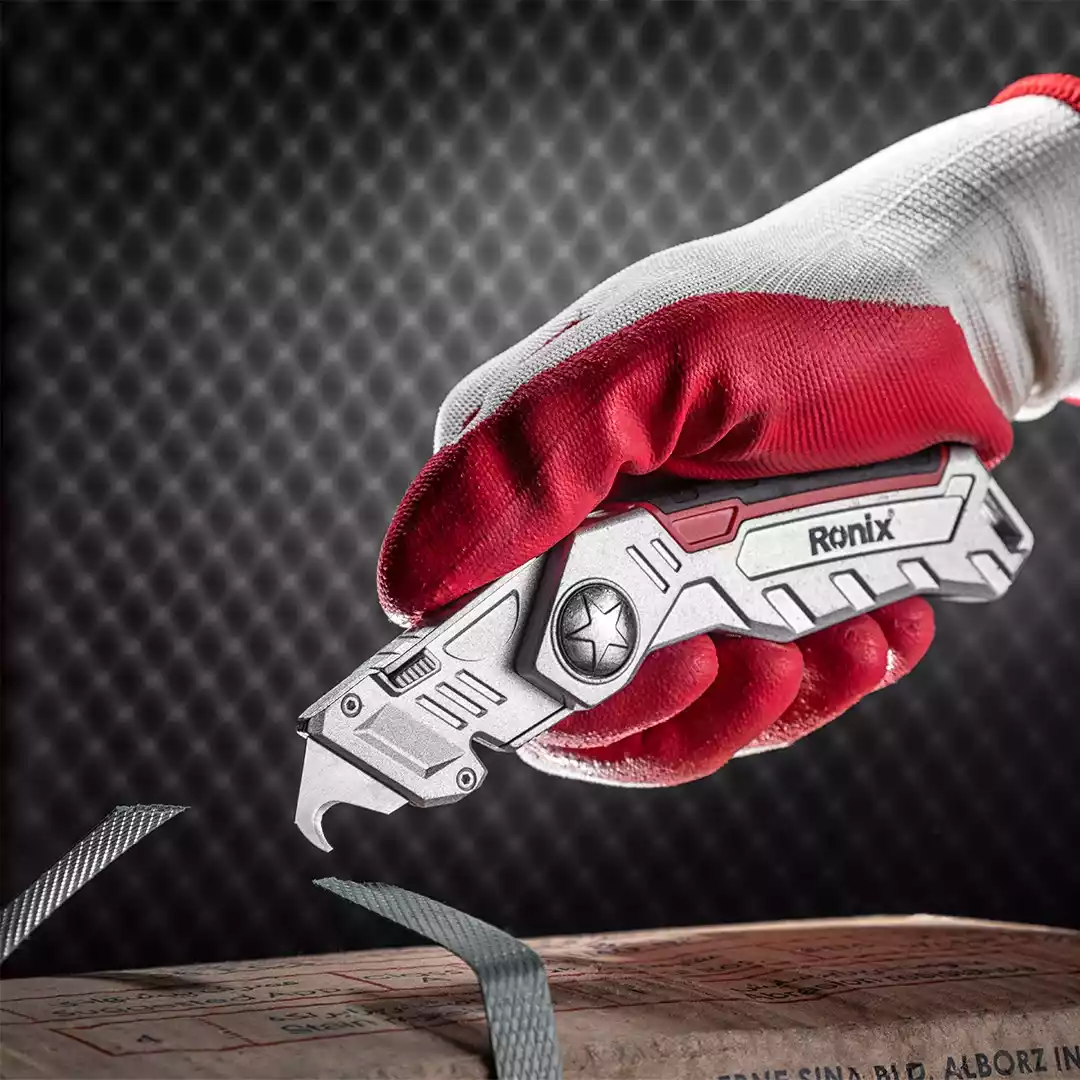 کاتر ذوزنقه ای تاشو 19 میلی متری رونیکس RH-3009