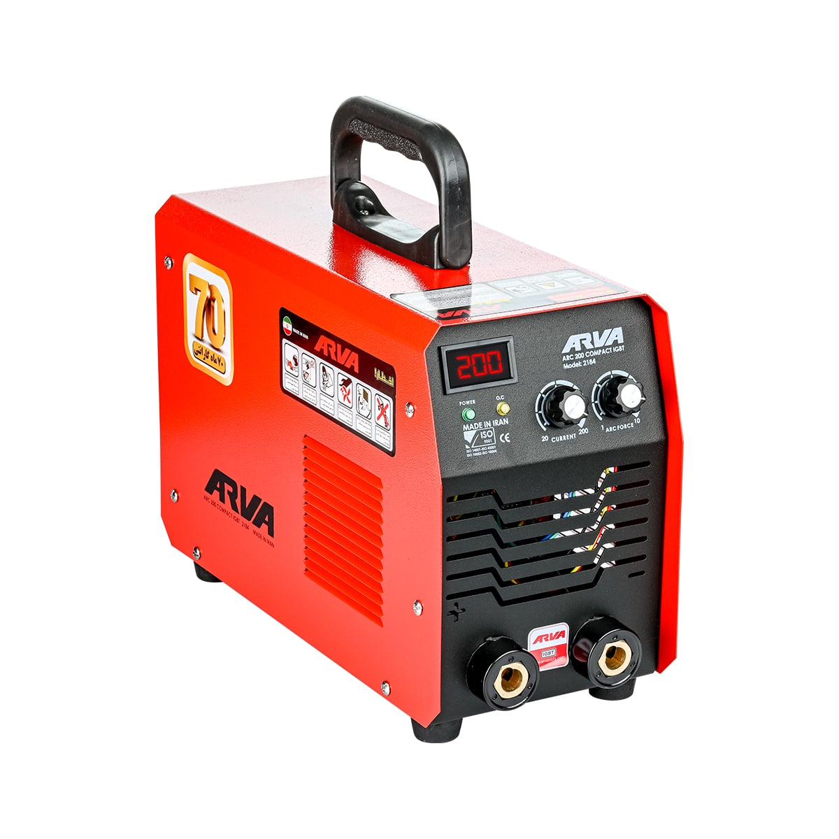 دستگاه جوشکاری اینورتر ARC ۲۰۰ COMPACT IGBT آروا مدل ۲۱۸۴