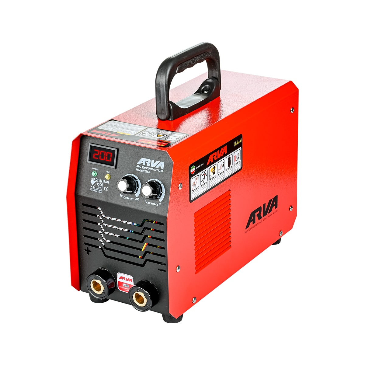 دستگاه جوشکاری اینورتر ARC ۲۰۰ COMPACT IGBT آروا مدل ۲۱۸۴
