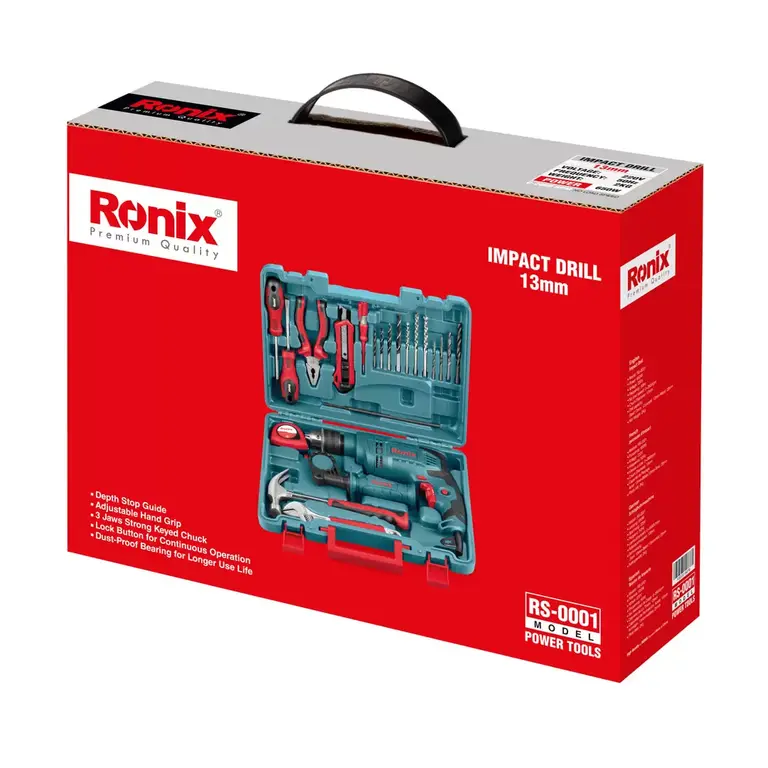 ست ترکیبی دریل برقی رونیکس مدل RS- 0001