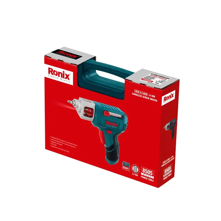 پیچ گوشتی شارژی خشابی 3.6 ولت رونیکس 8505