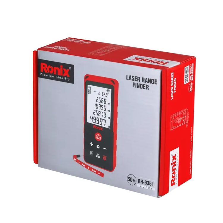 متر لیزری 50متری نور قرمز رونیکس RH-9351