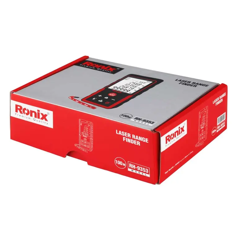 متر لیزری 100متری نور قرمز رونیکس RH-9353
