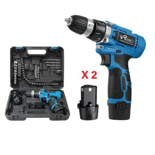 دریل پیچ گوشتی دو باطری همراه لوازم ویوارکس VR1210V-22A