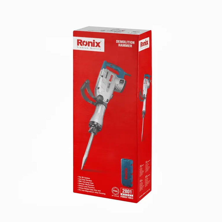 چکش تخریب برقی 14 کیلویی 40 ژول رونیکس 2801