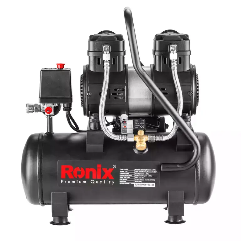 کمپرسور باد 10 لیتری بی صدا رونیکس RC-1012