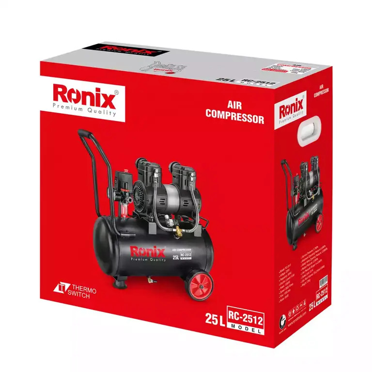 کمپرسورباد 25 لیتری بی صدا رونیکس RC-2512