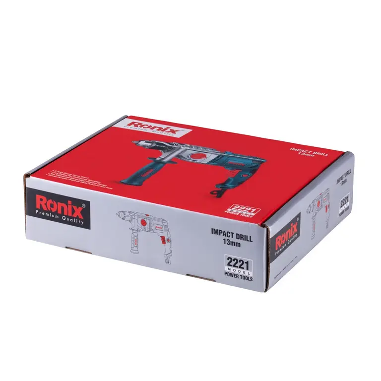 دریل برقی گیربکسی 13 میلیمتری آچاری 1050 وات رونیکس 2221