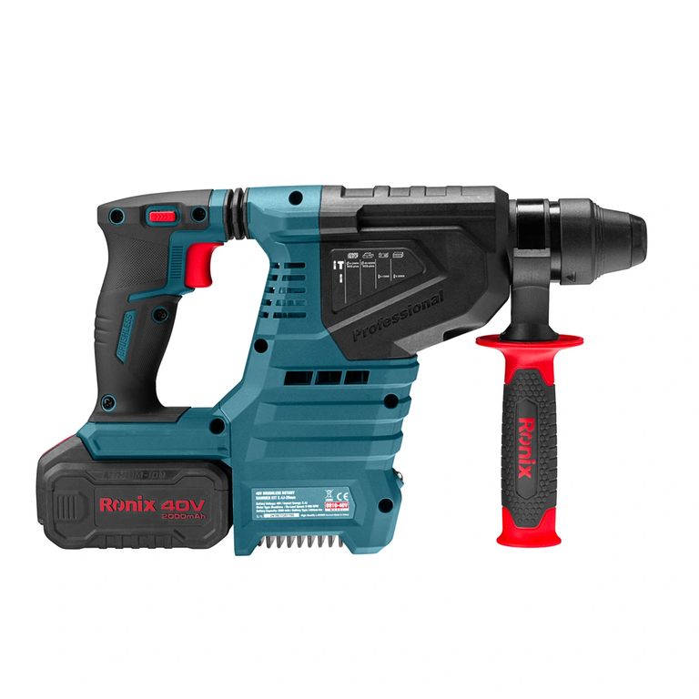 کیت بتنکن شارژی براشلس 40 ولت 2.4 ژول 28 میلیمتری رونیکس 8910-40V