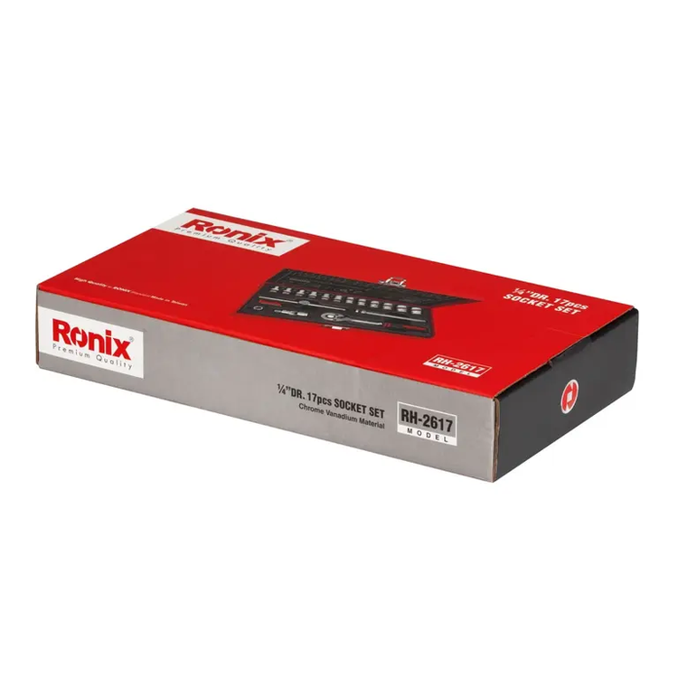 مجموعه بکس تایوانی 17 عددی 1/4 اینچ رونیکس RH-2617