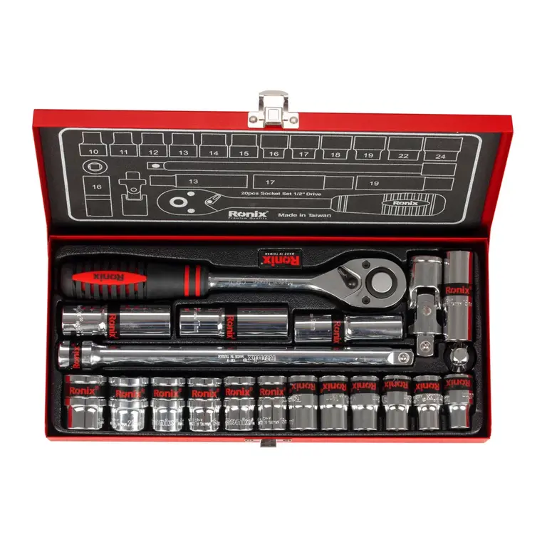 مجموعه بکس تایوانی 20 عددی 1/2 اینچ رونیکس RH-2620