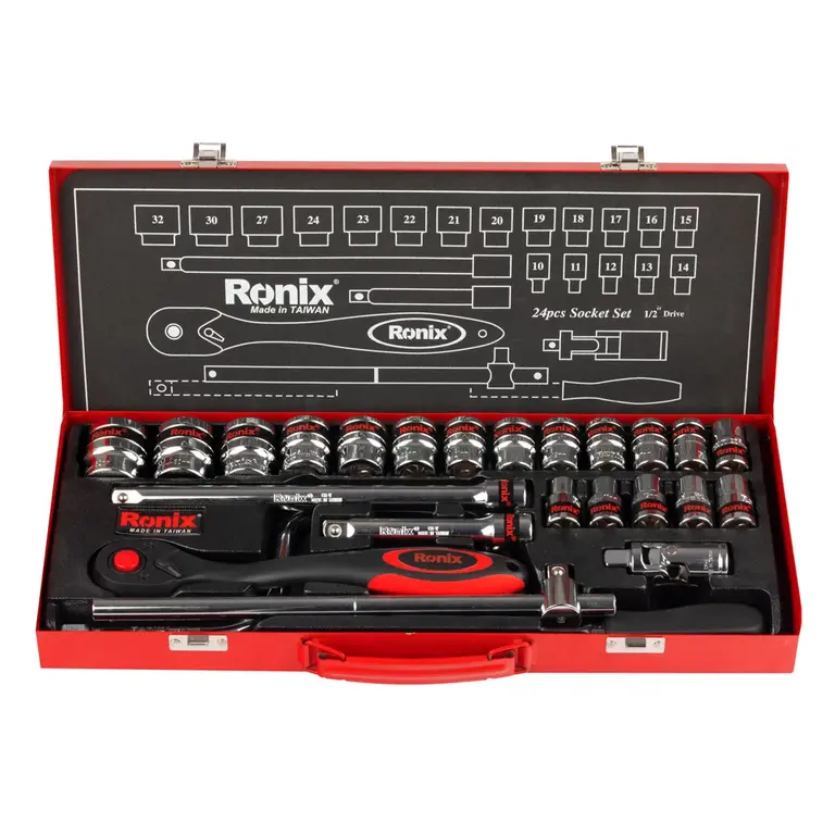 مجموعه بکس تایوانی 24 عددی 1/2 اینچ رونیکس RH-2624