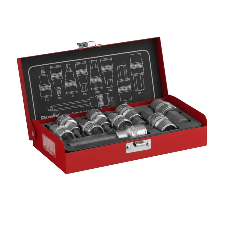 جعبه بکس تایوانی 1/2 اینچ شش گوش 9 پارچه رونیکس RH-2692