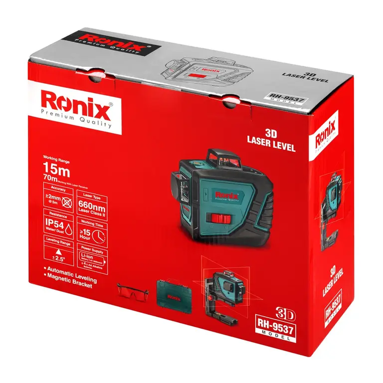 تراز لیزری سه بعدی 360 درجه رونیکس RH-9537