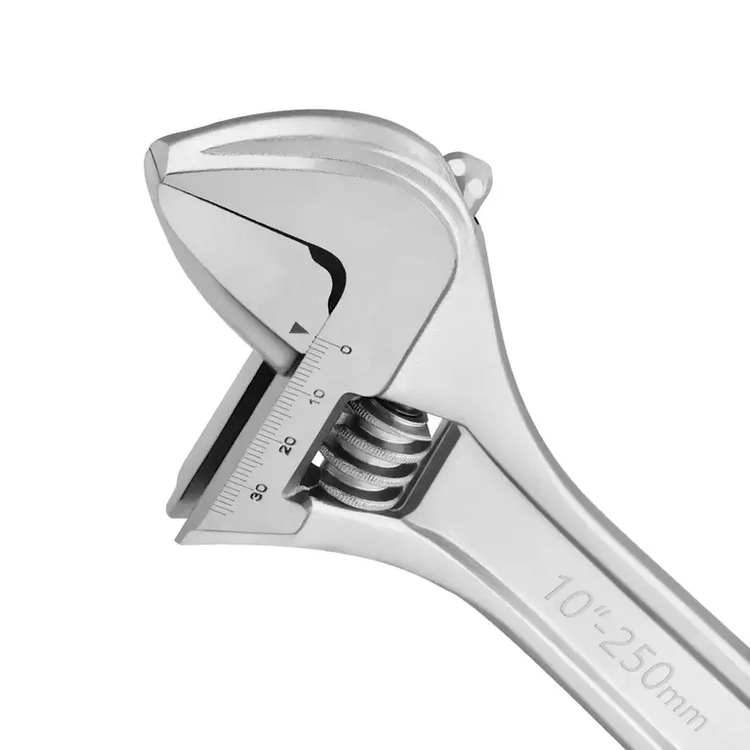 آچار فرانسه سایز 10 مدل کروم رونیکس RH-2432