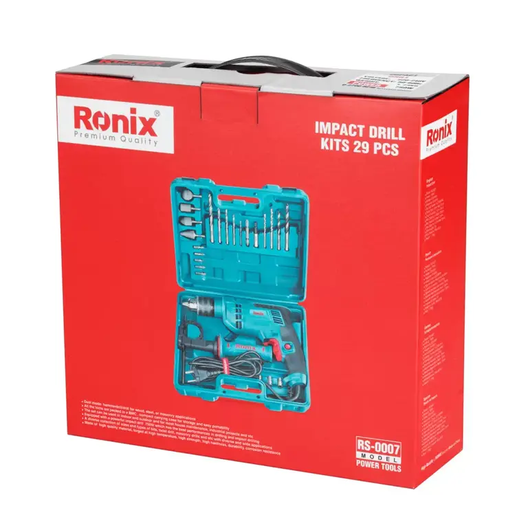 ست ترکیبی دریل برقی 29 پارچه رونیکس RS-0007