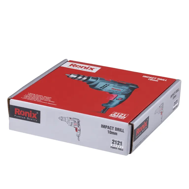 دریل چکشی 10میلی متر-450وات-آچاری رونیکس 2121