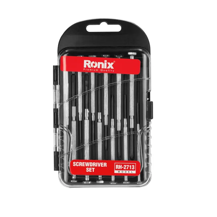 ست 12 عددی پیچ گوشتی ساعتی دسته فلزی رونیکس RH-2713